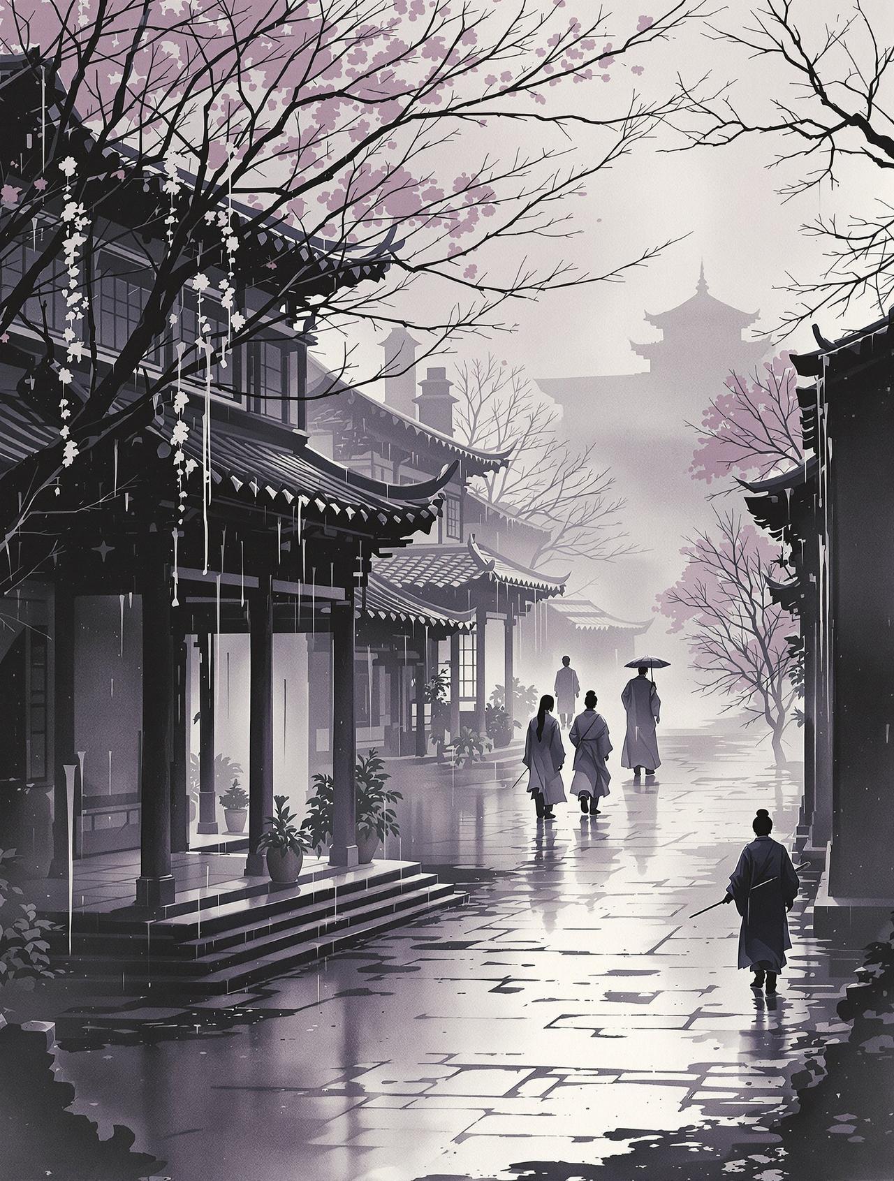 墨雨云间